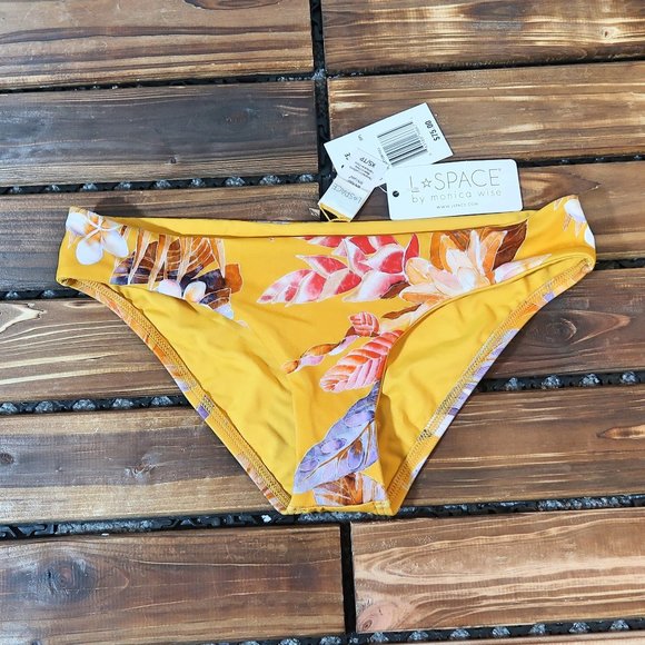 NWT LSpace Desert Palm Sandy Bikini Bottom XS - Picture 3 of 7